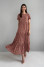 "Helia" terracotta print dress