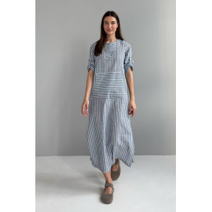 Blue striped dress "Fiol"