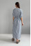Blue striped dress "Fiol"