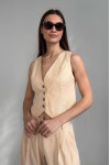Beige Lendle waistcoat