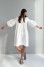 Dress "Melira" milky color