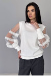 Кофта «Арсенія» молочного кольору