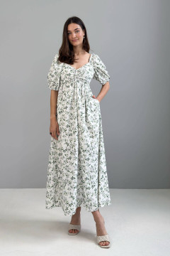Dress "Vedana" milky color