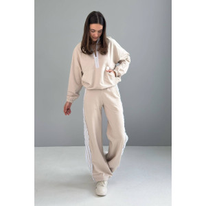 Beige Clayton suit