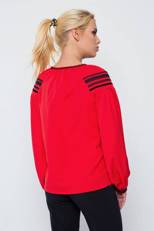 Блуза «Стефа» червоного кольору