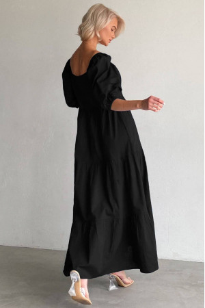 Платье «Люпин» черного цвета