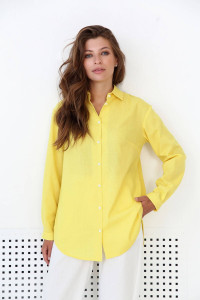 Рубашка «Флориан» желтого цвета