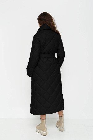 Зимнее пальто «Адвайн» черного цвета