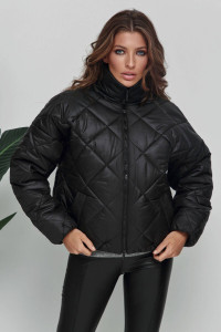 Женская куртка «Абигаль» черного цвета