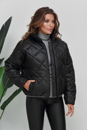 Женская куртка «Абигаль» черного цвета