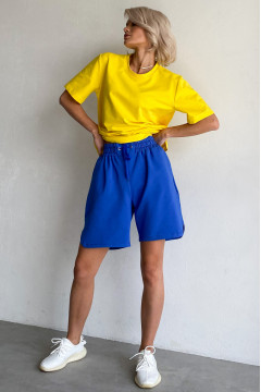 Шорты «Стася» голубого цвета