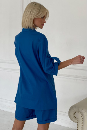 Сорочка «Руфіна» синього кольору