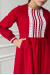 Платье «Малгожата» красного цвета