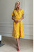 Платье «Либби» желтого цвета
