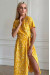 Платье «Либби» желтого цвета