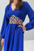 Сукня «Кордова» синього кольору з принтом