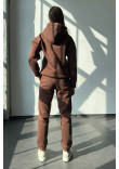 Спортивний костюм «Адель» коричневого кольору
