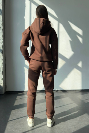 Спортивний костюм «Адель» коричневого кольору