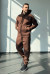 Спортивний костюм «Вітовт» коричневого кольору