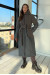 Жіноче пальто «Арана» графітового кольору