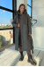 Жіноче пальто «Арана» графітового кольору