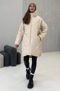 Жіноче пальто «Маруна» бежевого кольору