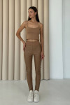 Paige leggings in ochre
