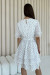 Сукня «Мелфі» молочного кольору з принтом