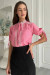 Рубашка «Найрин» розового цвета
