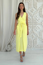 Atrium dress in yellow