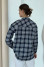 Brasco blue shirt with checkered print