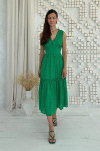 Платье «Ливера» зеленого цвета