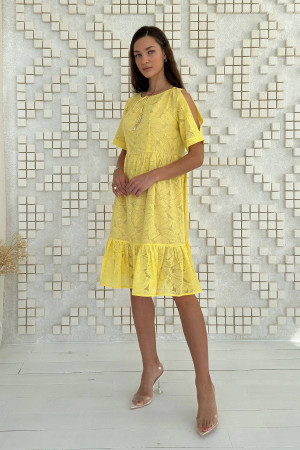 Платье «Марика» желтого цвета