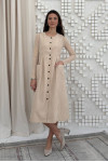 Dress "Solain" light beige