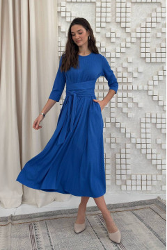 Dress "Rania" in electric color