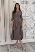 Dress "Rania" cappuccino color