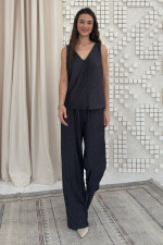 "Delira" graphite pants