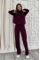 "Alvaria" burgundy tracksuit