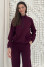 "Alvaria" burgundy tracksuit