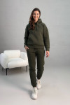 Спортивный костюм «Фоллия» цвета хаки