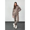 Спортивний костюм «Фолія» бежево-сірого кольору