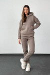 Спортивный костюм «Фоллия» бежево-серого цвета