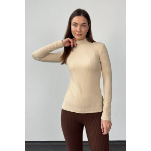 Класичний гольф «Балада» бежевого кольору