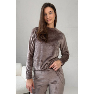 Спортивный костюм «Сиера» цвета мокко