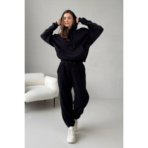 Спортивный костюм "Драйв" черного цвета