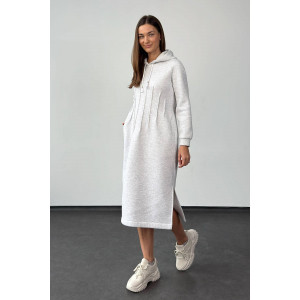 Сукня «Фелема» кольору сірий меланж