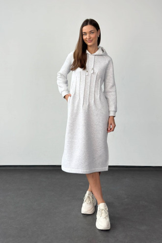 Сукня «Фелема» кольору сірий меланж Сукня «Фелема» кольору сірий меланж