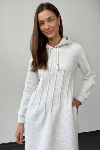 Сукня «Фелема» кольору сірий меланж Сукня «Фелема» кольору сірий меланж