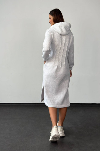 Сукня «Фелема» кольору сірий меланж Сукня «Фелема» кольору сірий меланж