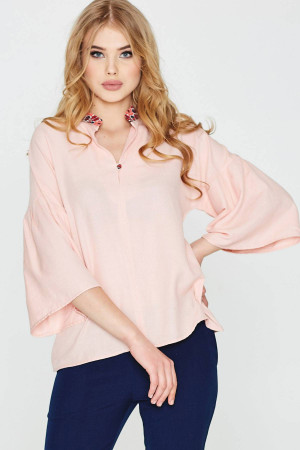 Блуза «Будана» розового цвета
